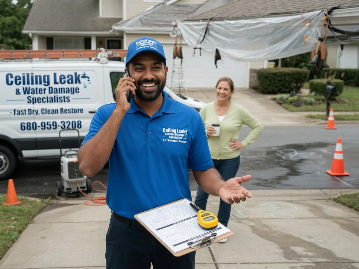 Ceiling Leak Cleanup Booneville, MS FAQs